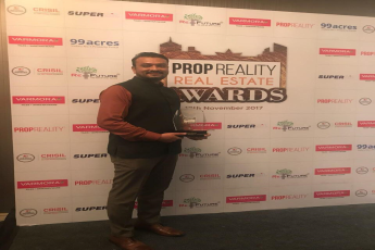 Suryam Repose awarded as Best Weekend Home Project in Prop Reality Real Estate Awards 2017